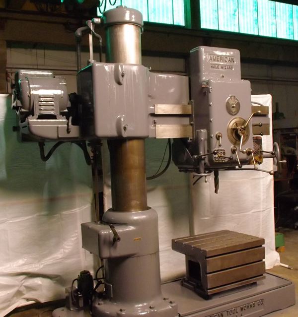 13" x 48" (4') AMERICAN ... RADIAL DRILL